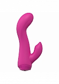 LoveLine - Empower - Dual Motor 10 Speed Rabbit - Silicone - Rechargeable - Waterproof - Pink
