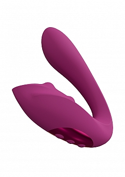 Yuki -  Dual G-Spot Vibrator with Beads - Pink