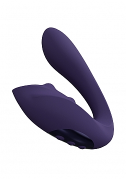 Yuki -  Dual G-Spot Vibrator with Beads - Purple