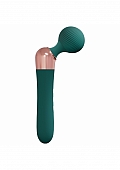 LoveLine - Serenity Wand - 10 Speed Wand - Silicone - Rechargeable - Splashproof - Green