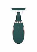 Pumped - Enhance - Automatic - 13-Speed - Silicone - Rechargeable Vulva & Breast Pump - Forest Green