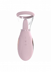 Pumped - Enhance - Automatic - 13-Speed - Silicone - Rechargeable Vulva & Breast Pump - Pink