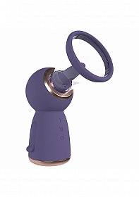 Pumped - Exquisite  - Automatic - 13-Speed - Silicone - Rechargeable Vulva & Breast Pump - Purple