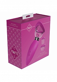 Pumped - Arousing - Automatic - 5-Speed - Silicone - Rechargeable Vulva & Breast Pump - Pink