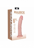 RealRock Ultra Realistic Skin - Vibrating Rechargeable - Regular Curved without Balls 6\