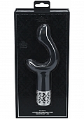 Royal Gems - Majestic - 10 Speed Silicone Rechargeable Vibrator - Black