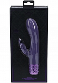 Royal Gems - Monarch - 10 Speed Silicone Rechargeable Vibrator - Purple