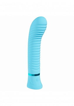 Loveline - Divine - Vibrador de punto G acanalado de 10 funciones - Silicona - Recargable - Resisten