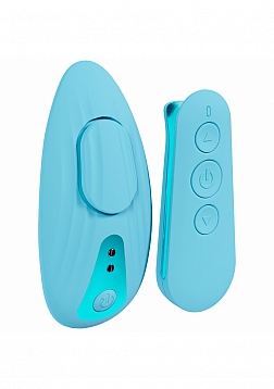 Loveline - Celeste - Vibrador Panty Control Remoto - Silicona - Recargable - Resistente al agua