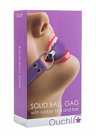 Solid Ball Gag - Purple