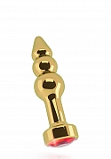 R7 - Gold Plug - 3,9 Inch - Red Sapphire