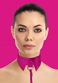 Classic Collar with Leash - Pink