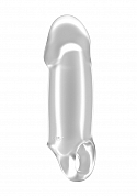 No.37 - Stretchy Thick Penis Extension - Translucent