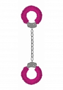 Beginner's Furry Legcuffs  - Pink