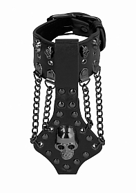Bracelet with Skulls and Chains