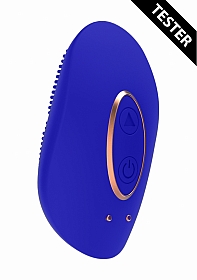 Mini Rechargeable Clitoral Stimulator - Blue - Tester