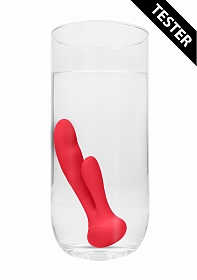 G-Spot and Clitoral Vibrator-Flair-Red-Tester
