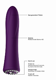 Discretion - Vibrator - Jewel - Purple..