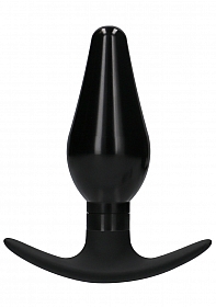 Interchangeable Butt Plug Set-Pointed Large-Black