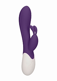Flame - Rechargeable Heating G-Spot Rabbit -�Vibrator - Purple