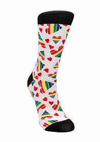 Happy Hearts Socks - US Size 2-7,5 / EU Size 36-41