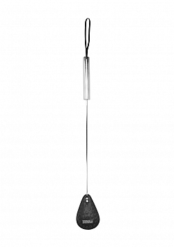 Metal Oval Spike/Keel Crop 24" Soft Leather
